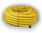 Perforated Yellow Gas Duct 60mm x 25m Coil